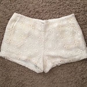 Forever 21 white shorts